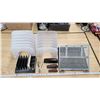 Image 1 : Office Supplies, Memo Holder, 2 Wall File Folder Holders, Stapler, Door stops, Heavy Duty Book or Ta