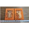 Image 1 : 2 Copper Vintage Owl Nail Art