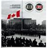 Image 2 : 2015 50th Anniversary of Canadian Flag- Card and colored and non-colored 25 Cent