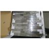 Image 3 : 2 complete sets of 10 antico pewter interlocking wall tiles