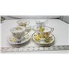 Image 2 : 4 Assorted royal albert, teacups and saucers