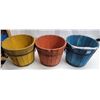 Image 1 : (3) Wooden Plant Pots
