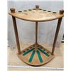 Image 1 : Vintage cue stick and ball rack - 24"H x 20"W x 16"D