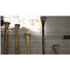 Image 3 : 5 Vintage canoe paddles