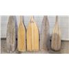 Image 5 : 5 Vintage canoe paddles