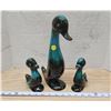 Image 1 : 3pc "Blue Mountain" potter duck figures