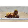 Image 1 : Vintage "Blue Mountain" yellow pottery dog figure