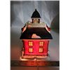 Image 5 : Christmas village lighted porcelain school house