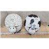 Image 2 : Pair of phat plaster Cow and Sheep garden figures