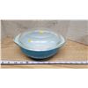 Image 1 : Blue Pryex casserol dish, with clear lid