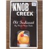 Image 1 : Knob Creek Old Fashioned Big Flavor Never Fades – 13.75”x 8” – Tin sign