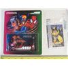 Image 4 : 2 Marvelmotion Cards (sealed) & 3 sheets of Comic character cards