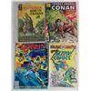 Image 1 : 4 Vintage Comics: Conan the Barbarian, Korak son of Tarzan, The Goblin, Superman