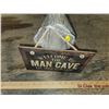 Image 3 : wooden bird house & man cave sign