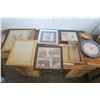 Image 8 : lot of picture frames, clocks, & other misc