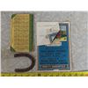 Image 2 : 1956-57 Farmers pocket ledger + Vintage Gillette coupon book + Vintage mini horse shoe