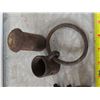 Image 3 : 3 Antique Rail Road Spikes & Iron Horse related tack
