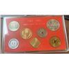 Japan. 1988 6-coin Mint set includes dragon rhombic plate. Housed in its original packaging.