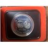 Image 1 : 1974 Winnipeg Centennial Silver Dollar. Housed in its original RCM black case of issue. Specimen. Br