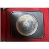 Image 1 : 1975 Calgary Centennial Silver Dollar. Housed in its original RCM black case of issue. Specimen. Bri