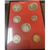1971 Double Dollar Nickel Specimen Set.7-coin set includes 2 dollars that celebrate British Columbia