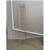 Image 1 : vintage wooden Sasktel ladder