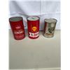Image 1 : 3 full oil cans