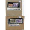 Image 1 : Pair of Canadian 4c stamps and Newfoundland 1/2c and 2c stamps