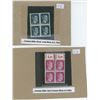 Image 1 : Pair of 4 block, Hitler Head stamps - 4 and 6 c - mint