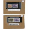 Image 1 : Pair of Canadian 4c stamps and Newfoundland 1/2c and 3c stamps