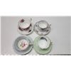 Image 2 : 4 Assorted teacups and saucers