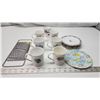 Image 2 : Assorted dishware's - Coffee cups, plates and grater