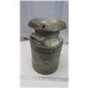 Image 2 : vintage metal milk jug