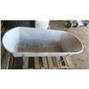 Image 1 : vintage metal water trough - 55"x24"x17"H