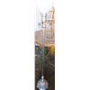 Image 1 : steel floor lamp (glass light cover) - 5.5ft tall