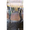 Image 3 : set of 4 vintage wooden chairs
