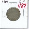 Image 1 : 1906 Canadian Silver 25 Cents. G-4.
