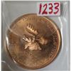 Image 1 : 1967 Moose Jaw Coin Club bronze medal. Issued to commemorate the 3rd Annual Moose Jaw Coin-A-Rama. A