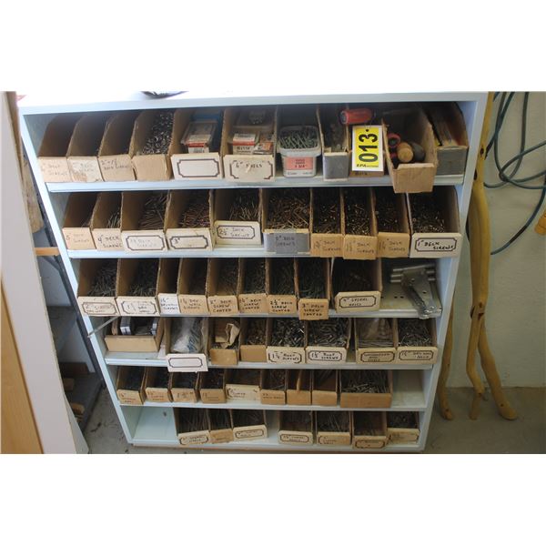 Chisel & Hardware by size, screws & nails