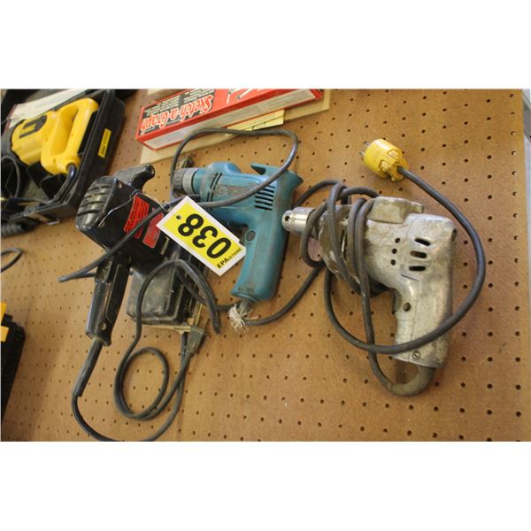 2- Elec. Drills & sander