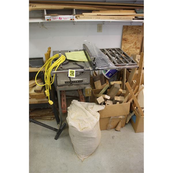 Craftsman bench saw & tilting 8" arbour