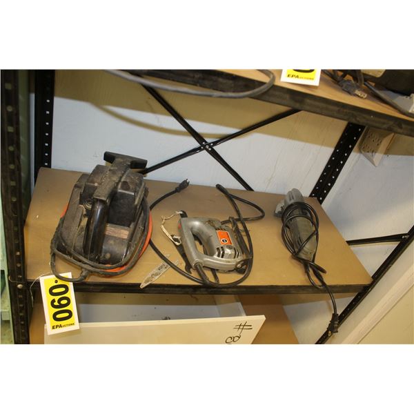 Jigsaw, belt sander, genesis orbital sander