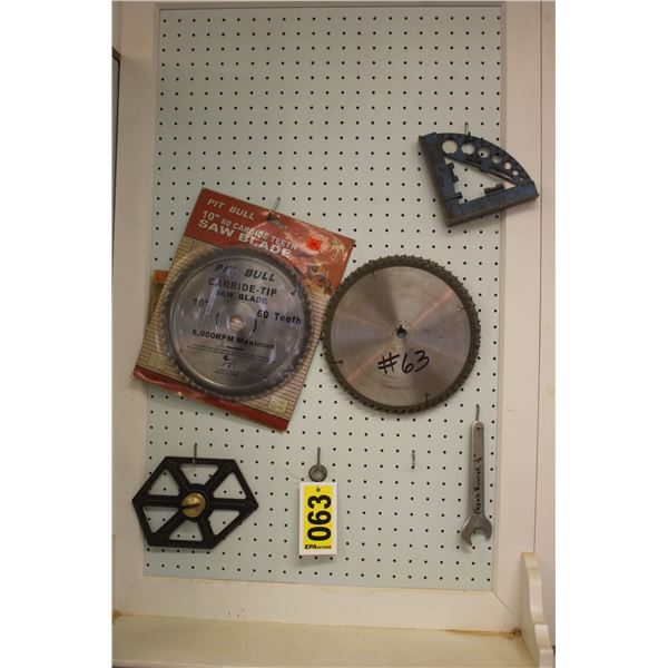 7- Saw blades circular & square carpentry
