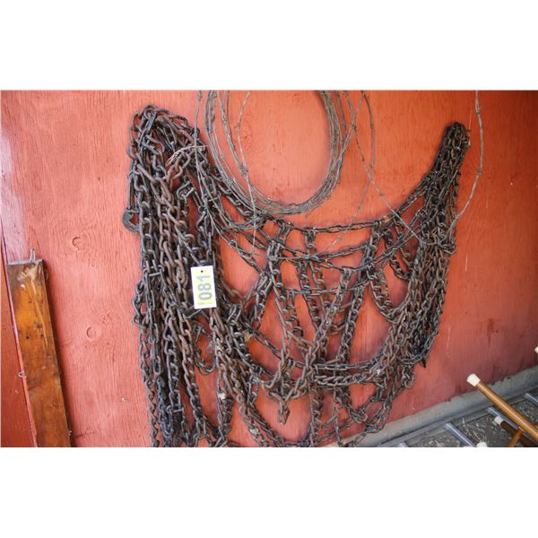 Tractor tire chains