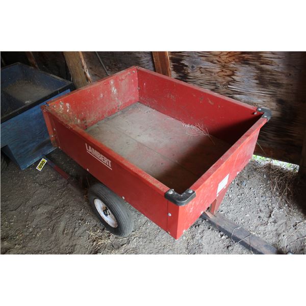 Red Lambert quad trailer