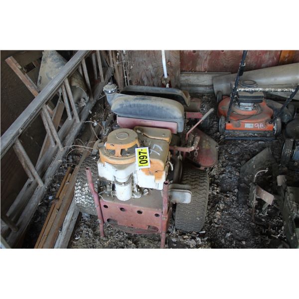 old riding mower, as is