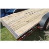 Image 5 : PJ 16' tandem axle flat deck trailer c/w ramps. Approx 2500 lb axles c/w winch, #4P5CF1628X1030481