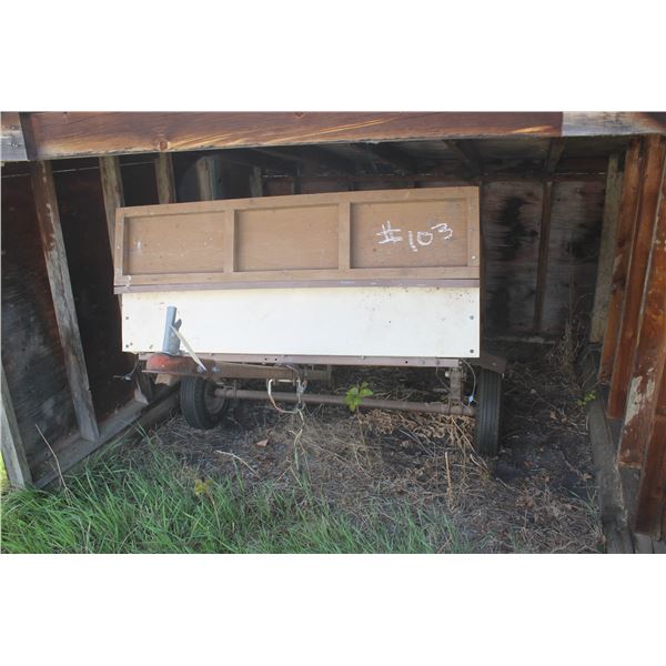 Single axle utility trailer (sold for farm use only)