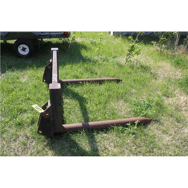 bale forks for front end loader