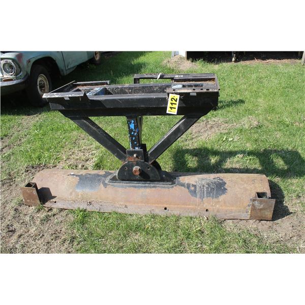 Bobcat front push blade c/w angle